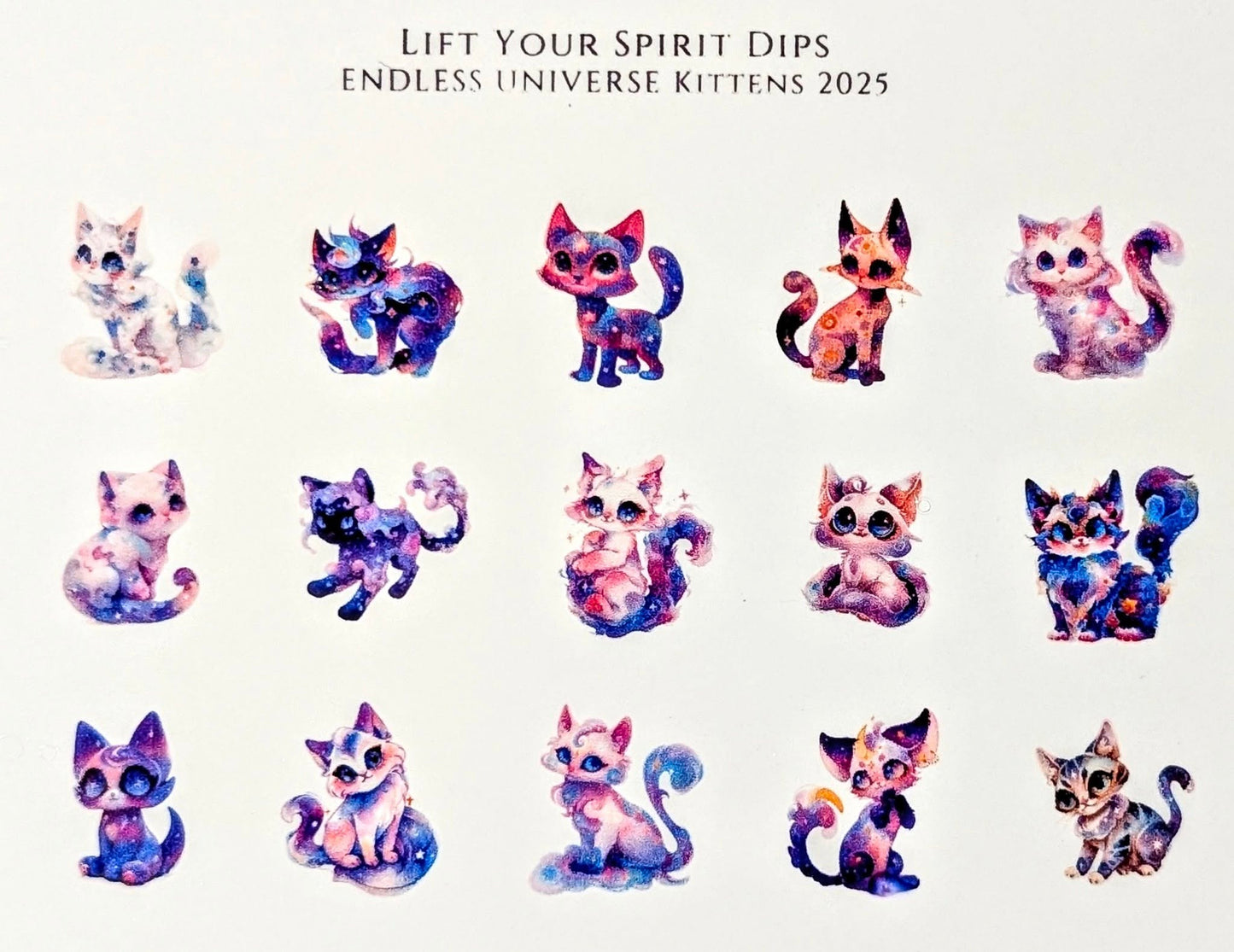 ENDLESS UNIVERSE KITTEN DECALS
