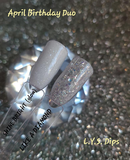 APRIL BIRTHDAY DUO (glow)