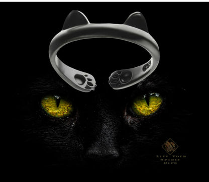 BLACK CAT MIDI RING