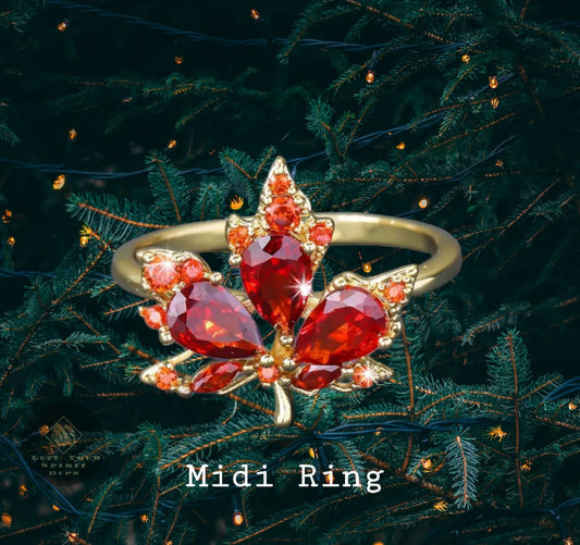 MAPLE LEAF RING