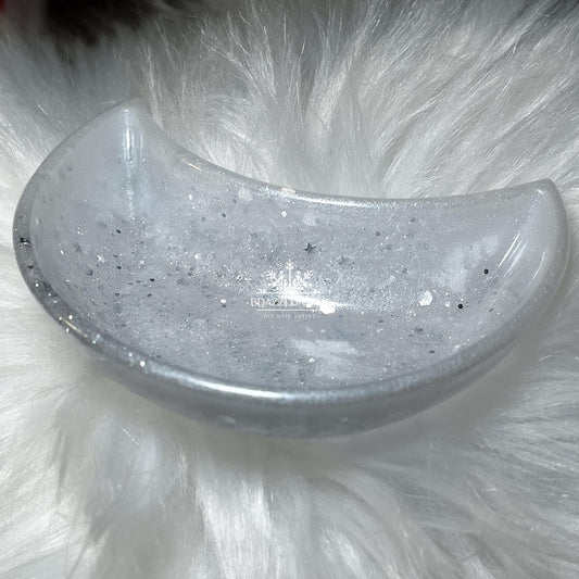 MOON DISH (GLOWS) for rings, decals, etc.