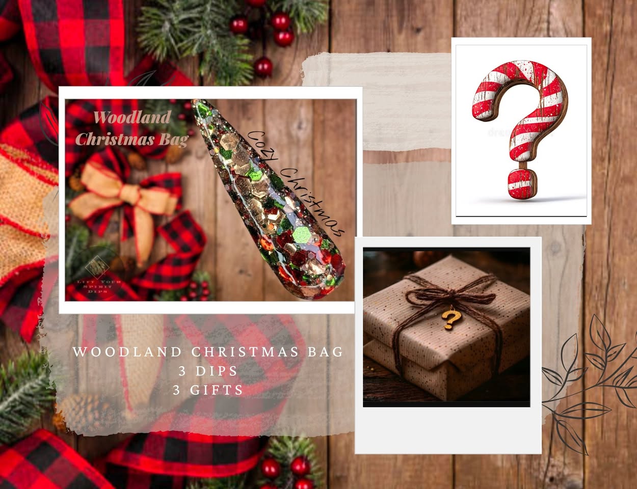 I'M MY OWN SECRET SANTA GIFT BAGS